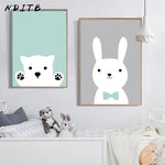 Tableau Bébé Lapin