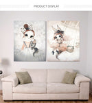 Tableau Peinture Lapin