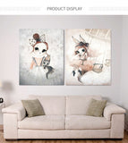 Tableau Peinture Lapin