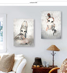 Tableau Peinture Lapin