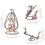 Lapins Figurines Couple