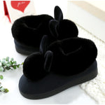 Pantoufle Lapin Noir