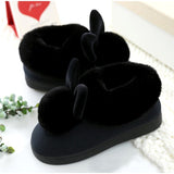 Pantoufle Lapin Noir