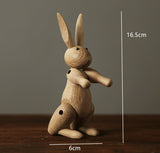 Figurine Lapin en Bois