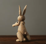 Figurine Lapin en Bois