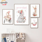 Tableau Lapin Gris