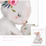 Tableau Lapin Gris
