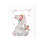 Tableau Lapin Gris