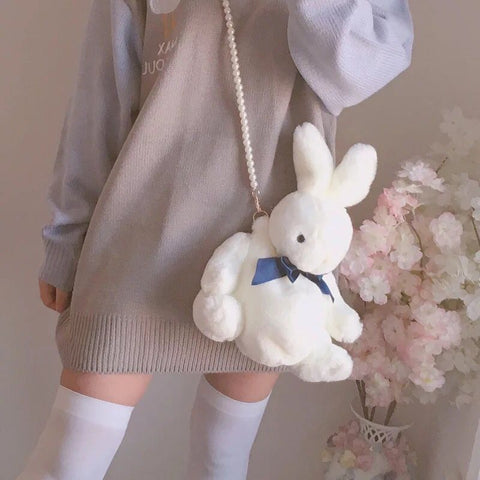 Sac à Main Peluche Lapin