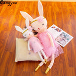 Peluche Lapin Blanc Grandes Oreilles
