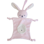 Peluche Lapin Rose et Blanc