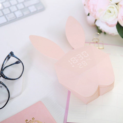 Réveil Lapin Veilleuse