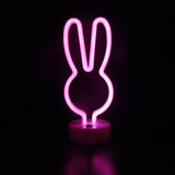 Veilleuse Rose Lapin
