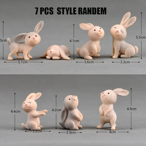 Figurine Lapin Résine