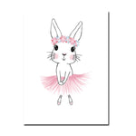 Tableau Lapin Rose