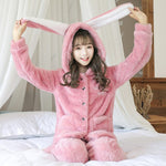 Pyjama Combinaison Lapin Rose