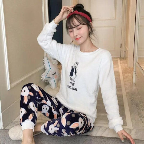 Pyjama Femme Lapin Chaud