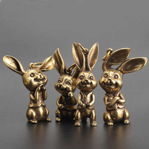 Figurine Lapin en Cuivre