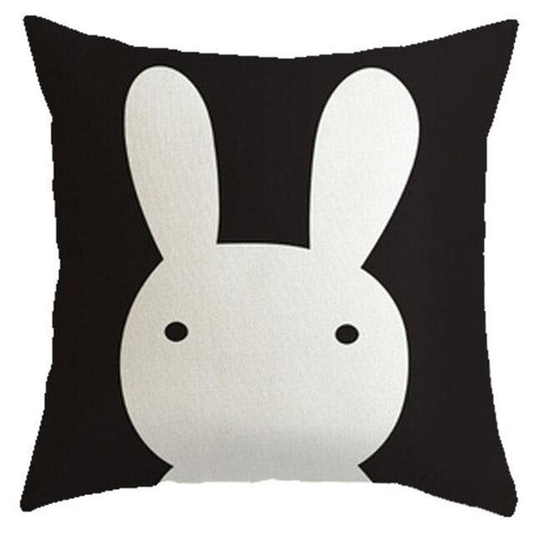 Coussin Motif Lapin