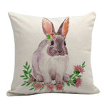 Coussin Lapin Dessin