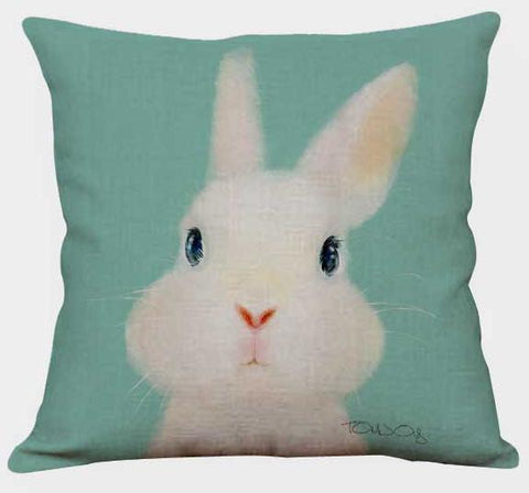 Coussin Dessin Lapin