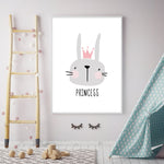 Tableau Lapin Fille