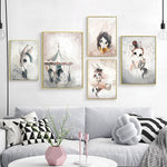 Tableau Peinture Lapin