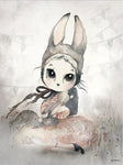 Tableau Peinture Lapin