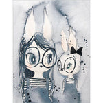 Tableau Peinture Lapin