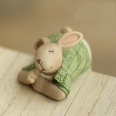 Figurine Lapin qui Dort