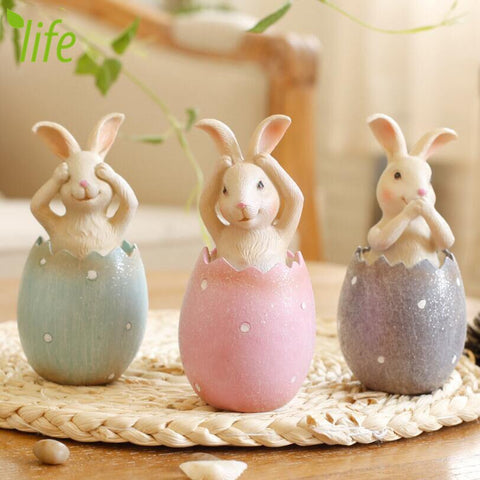 Figurine Lapin Oeuf
