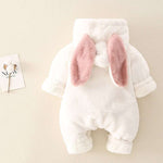pyjama de naissance lapin blanc dos