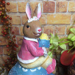 sculpture lapin de paques assis modele
