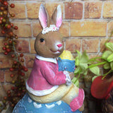 sculpture lapin de paques assis modele