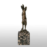 statue art lapin modele