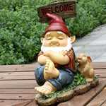 statue lapin et nain