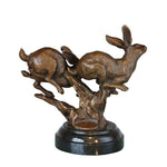 statue lapin socle marbre modele