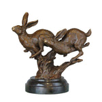 statue lapin socle marbre