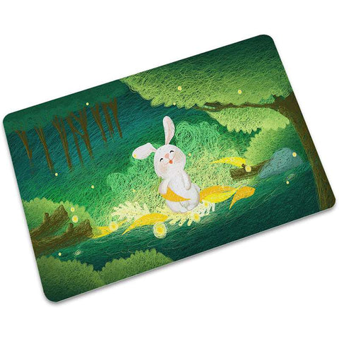 tapis de cuisine lapin