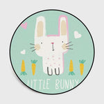tapis lapin rond little bunny
