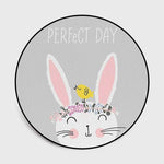 tapis lapin rond perfect day